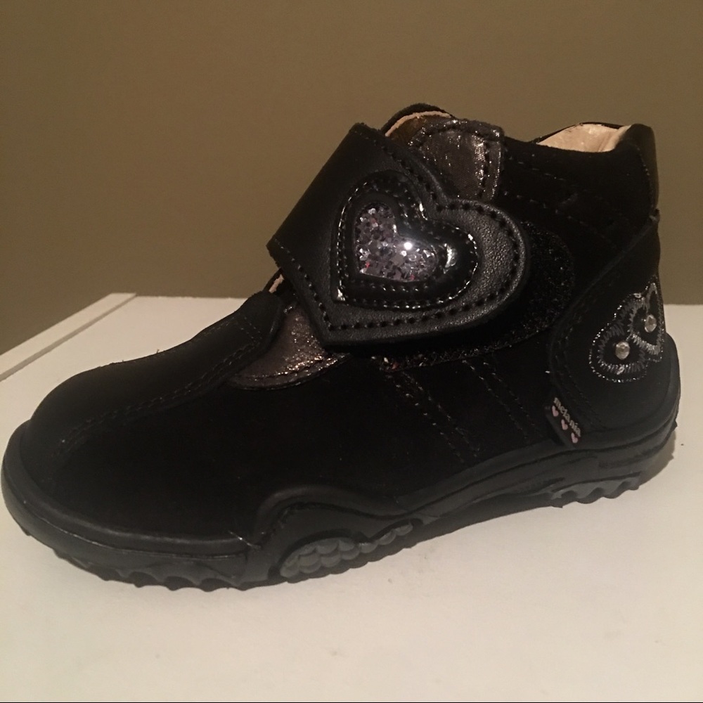 New Melania Toddler Girl Blk Booties SZ 3 & 7